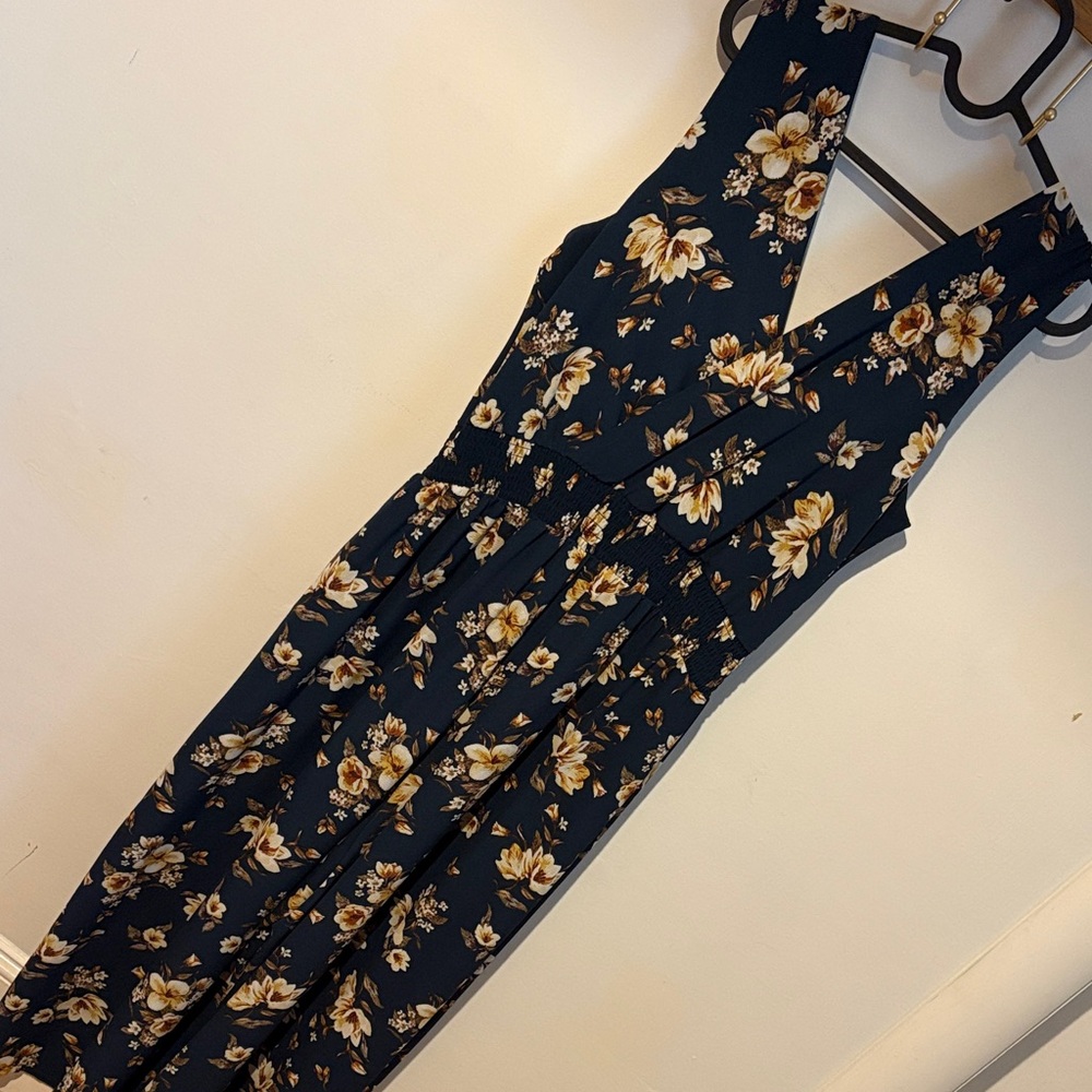 Navy Floral Jumper
